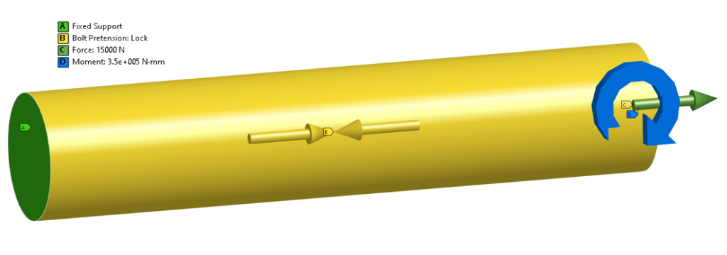 ANSYS Bolt Stress Setup