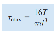 Torsion Formula for Circular Cross Section Bar