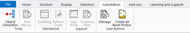 Ansys User Button